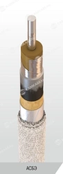 Cable for electrostatic precipitators with aluminium conductors, with impregnated paper insulation, for 110 kV of ASBE grade