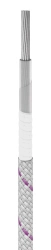 Heat-resistant thermoelectrode wire with cores made of alumel alloy with glass fluoroplastic insulation of FT-A grade