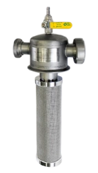 Filter FVD-P-KS-1-508/P-560 of preliminary, main and fine cleaning with nominal flow rate 560 kg/h