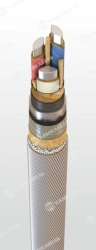 Power cable with aluminium conductors with paper insulation impregnated with non-flowing composition, for voltage 6, 10 kV of Ts