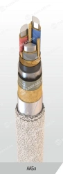 Power cable with aluminium conductors, with impregnated paper insulation, for voltage 3 kV of AABl grade according to TU 16.K71-