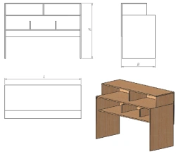 Library barrier table (SBB series)