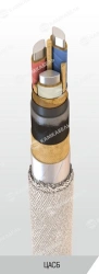 Power cable with aluminium conductors with paper insulation impregnated with non-flowing composition for voltage 6, 10 kV of TsA