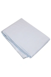 Pillowcase pillow top white calico with flap 50x60cm