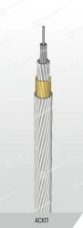 Non-insulated wires for overhead power lines of ASCP grade