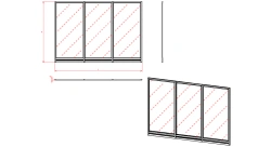 Glass office partition (POS series)