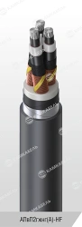 Power cable with aluminium conductors insulated with cross-linked polyethylene for voltage 6, 10, 15, 20, 30 and 35 kV APvP2gzhn