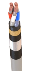 Power cables with copper conductors with rubber insulation for voltage 660 V NRBG grade