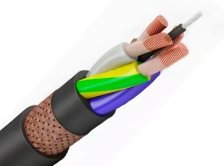 Flexible power cables with copper conductors with rubber insulation heat-resistant for voltage 380/660 V of KPGNUT1 brand.