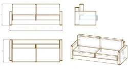 Double sofa (D.2 series)