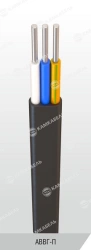 Power cable with aluminium conductors, insulation made of polyvinylchloride plastic for voltage 0,66; 1 kV of AVVG-P grade
