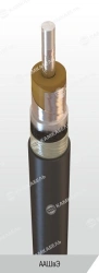 Cable for electrostatic precipitators with aluminium conductors, with impregnated paper insulation, for 110 kV of AASHVE grade