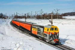 Snowploughing train SM-7N project 3993.1H - three-car version