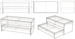 Double decker bed (series K.2)