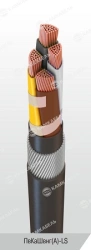 Power cable with copper conductors with cross-linked polyethylene insulation for voltage up to 1 kV of PvKaShvng(A)-LS grade acc