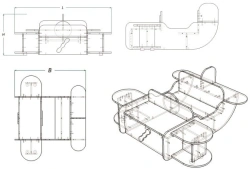 Play furniture Plane (IMC series)
