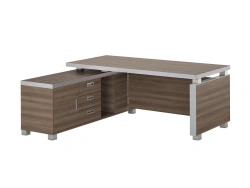 Executive desk 1900 with side table, art. no. EDV205