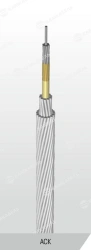 Non-insulated wires for overhead power lines of ASC grade
