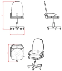 Office chair (KO.1 series)