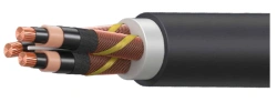 Power cables with copper conductors insulated with ethylene propylene rubber for voltage 0,66, 1, 3 kV of Vz-ReBPng(A)-HF-HL gra