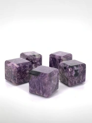 Cube (charoite) 70x70x70 mm