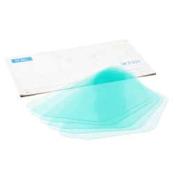 Screen "E3-"CELIT" polymeric transparent screen for eye and respiratory protection of dentist, 5 shields