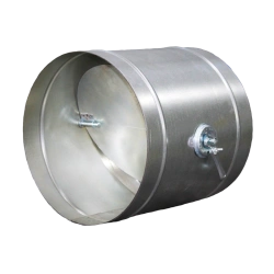 Throttle valve round for ventilation