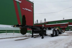 Trailer chassis model PS-18 of modification PS-18P with axle unit BPW HSFALM 9010-15 V36 61.68.361.147QS, pneumatic tyre 385.