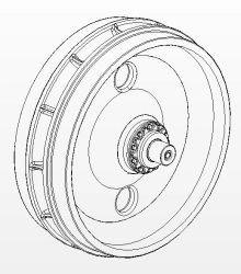 Idler wheel 3006-21-41CB