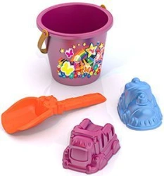 Sand Set #106 (bucket, scoop, 2 moulds "Cars")