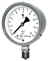 Vacuum gauges indicating shipboard
