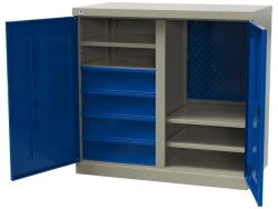 Metal tool cabinet
