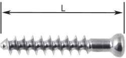 Spongy screw Ø6,5 mm, 20 to 60 mm long, 5 mm pitch, article number 819.0XX