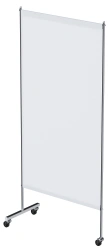 ?? - "???"(???-5301?) Medical screen made of stainless steel, on wheels, one-sectional