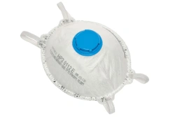 Filtering half-mask for protection against aerosols (with activated carbon layer) with exhalation valve "NRZ-0112E" (FFP2 NR D)