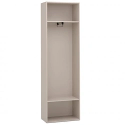 "SOHO" FCH-02.DS, 2-door cupboard, pull-out rod ch.400, length 692 (beige) from the set of modular furniture "SOHO".
