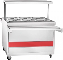 Mobile electric kitchen marmite EMK-70PM
