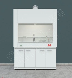 Metal fume cupboard
