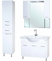 Set of wooden bathroom furniture of "Edelwood" trade mark