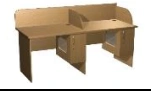 Computer box 2-seater