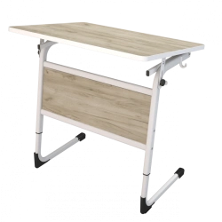 Pupil's table FrPU3p.1.5-7 (single-seat, adjustable. with adjustable angle of table top inclination)