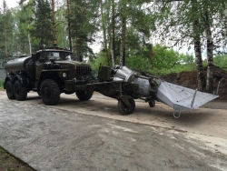Thermal icing machine of 7963TA modification on the base of Ural 4320-60,4320-70 chassis