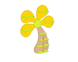 Decorative shelf "Palm" children's PL