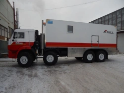 Self-propelled logging hoist PKC model 69574P on chassis KAMAZ-6560-53, KAMAZ-6560-54