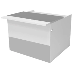 Barrier for receiving LS parcels, marking "MS FURNITURE"