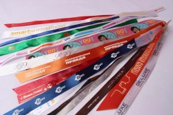 Labels, tags, emblems and similar articles of other materials