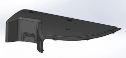 Front console trim left PD 2375.67.06.012