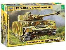 Assembled model German medium tank Pz IV Ausf. G