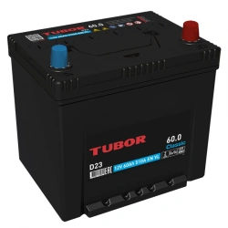 Lead-acid starter battery TUBOR Classic D23 6ST-60.0 VL