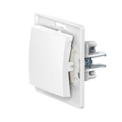 CADUCEUS ALING PRESTIGE Flush-mounted switch 10AX, 250V~, white, article number 60052.0